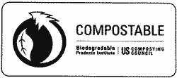 Compostable Logo                                                                                                                                                                                                                                                                                            